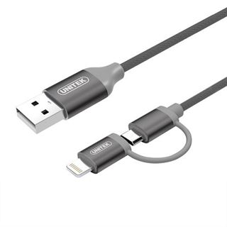 USB-A to Mikro USB Lightning Kablosu (Y-C4031)