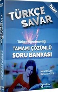 2018 ÖABT Türkçe Öğretmenliği Türkçe Savar Tamamı Çözümlü Soru Bankası