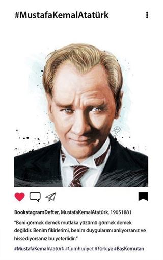 Atatürk Fraklı - Bookstagram Defter