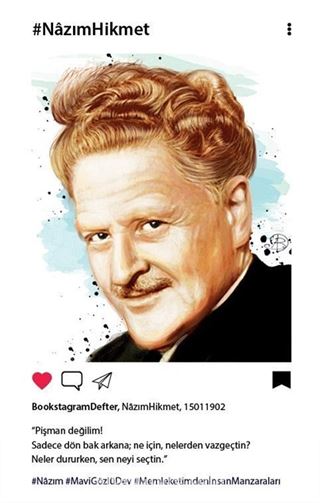 Nazım Hikmet - Bookstagram Defter