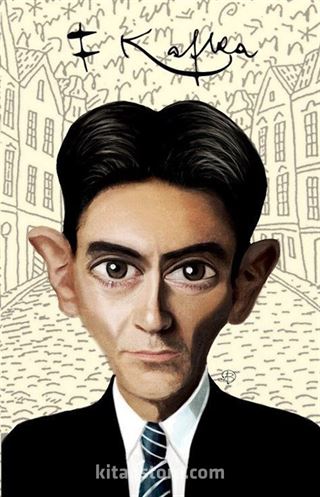 Franz Kafka Karikatür - Yumuşak Kapak Defter