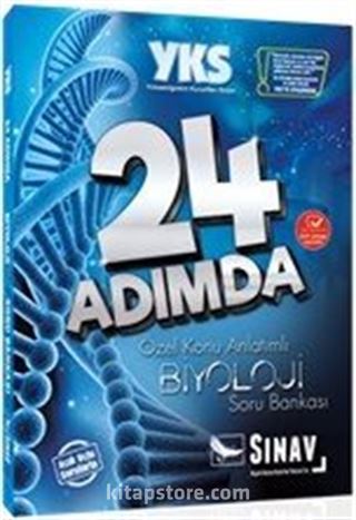 YKS 1. ve 2. Oturum Biyoloji 24 Adımda Özel Konu Anlatımlı Soru Bankası