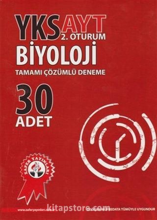 YKS AYT 2. Oturum Biyoloji Tamamı Çözümlü 30 Deneme