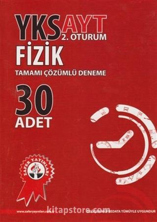 YKS AYT 2. Oturum Fizik Tamamı Çözümlü 30 Deneme