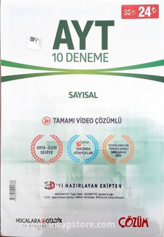 AYT Sayısal 10 Deneme