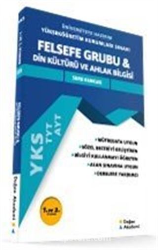 YKS-TYT-AYT Felsefe Grubu - Din Kültürü ve Ahlak Bilgisi