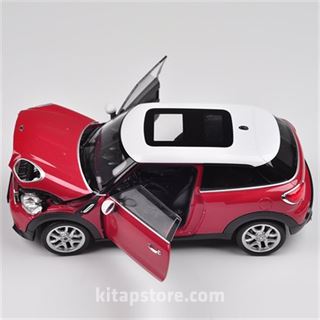 New Mini Hatch 1/24 Model Araba (240585) (Kırmızı)