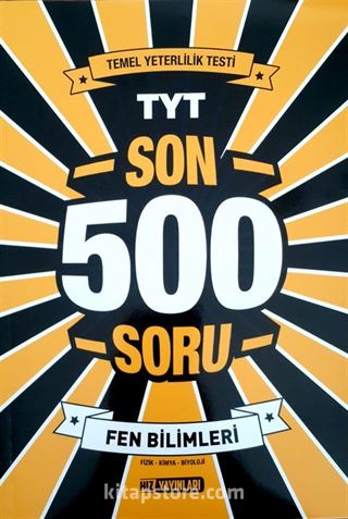 TYT Son 500 Soru Fen Bilimleri