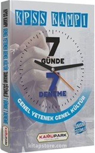 KPSS Kampı Genel Kültür Genel Yetenek 7 Günde 7 Deneme
