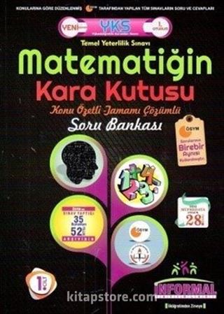 YKS 1.Oturum TYT Matematiğin Kara Kutusu Konu Özetli Tamamı Çözümlü Soru Bankası 1. Cilt