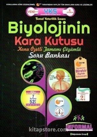 YKS 2. Oturum Biyolojinin Kara Kutusu Konu Özetli Tamamı Çözümlü Soru Bankası
