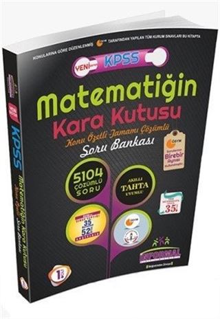 2018 KPSS Matematiğin Kara kutusu Konu Özetli Soru Bankası 1. Cilt