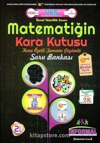 YKS 1.Oturum TYT Matematiğin Kara Kutusu Konu Özetli Tamamı Çözümlü Soru Bankası 2. Cilt