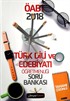 2018 ÖABT Türk Dili ve Edebiyatı Öğretmenliği Tamamı Çözümlü Soru Bankası