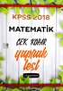 2018 KPSS Matematik Çek Kopar Yaprak Test