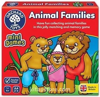 Sevimli Hayvanlar Üçlü Eşleştirme Hafıza Mini Kutu Oyunu (4+ Yaş)
