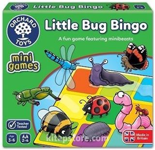 Sevimli Böcekler Tombala Mini Kutu Oyunu (3-6 Yaş)