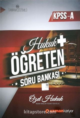 KPSS A Hukuk Öğreten Soru Bankası