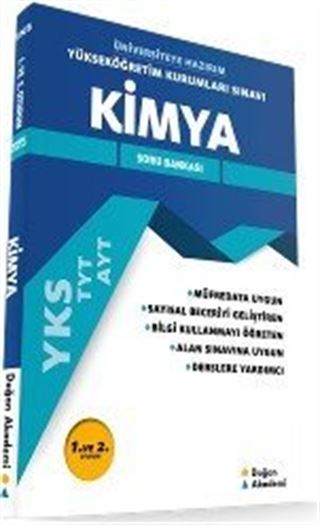 Üniversiteye Hazırım YKS-TYT-AYT Kimya Soru Bankası