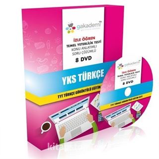 YKS TYT Türkçe Görüntülü Eğitim Seti (8 Dvd)