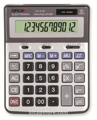 Ofica 3150 Hesap Makinesi Masa Tipi 12 Hane FH-3150