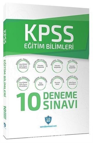 2018 KPSS Eğitim Bilimleri 10 Deneme Sınavı