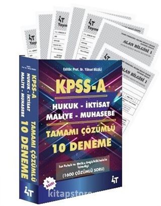 KPSS-A Tamamı Çözümlü 10 Deneme