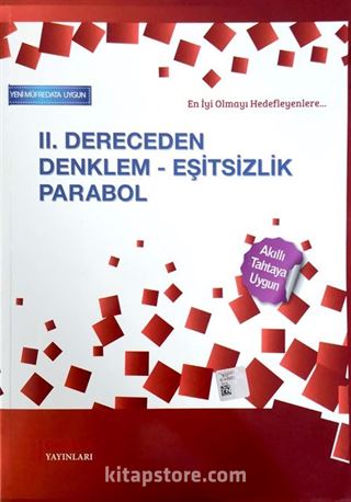 II. Dereceden Denklem Eşitsizlik Parabol