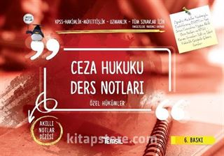 Ceza Hukuku Ders Notları