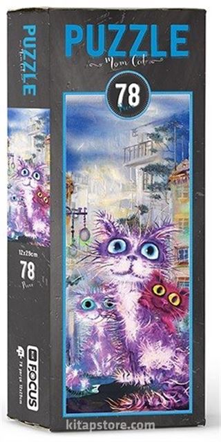Puzzle Mom Cat (78 Parça)