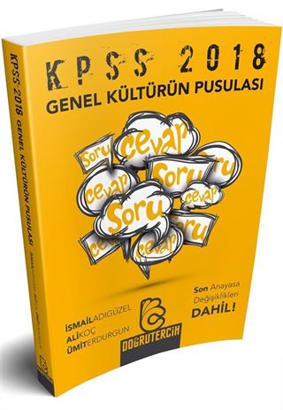2018 Genel Kültürün Pusulası Soru Cevap