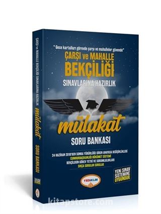 Çarşı ve Mahalle Bekçiliği Sınavlarına Hazırlık Mülakat Soru Bankası