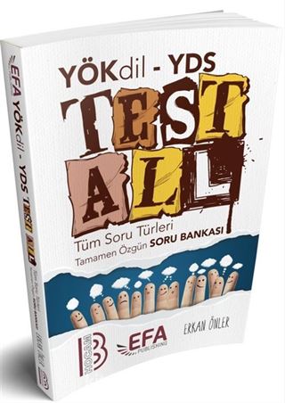 YÖKDİL - YDS Test All Tüm Soru Türleri Özgün Soru Bankası