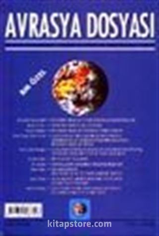 Avrasya Dosyası /BM Özel / İlkbahar 2002-Sayı 1 Cilt: 8