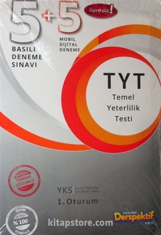 TYT 5 Basılı Deneme Sınavı + 5 Mobil Dijital Deneme