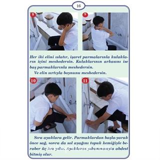 Resimli Abdest Gusül ve Namaz Hocası