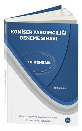 2019 Komiser Yardımcılığı 10 Deneme Sınavı