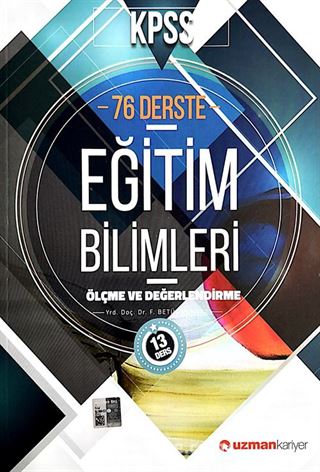 KPSS 76 Derste Eğitim Bilimleri Ölçme Ve Değerlendirme Konu Anlatımlı