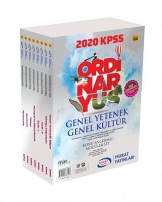 2020 KPSS Ordinaryüs Modüler Set Genel Yetenek Genel Kültür Lisans (1000)