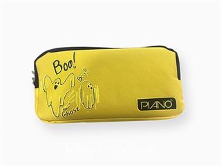 Pıano Çift Bölmeli Neon Kalem Çantası Sarı (Klm010)