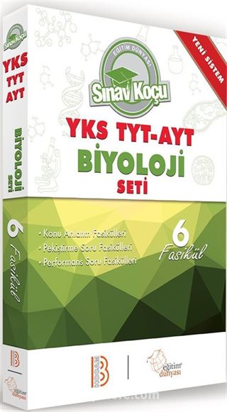 2019 YKS-TYT-AYT Biyoloji Sınav Koçu Konu Anlatımlı 6 Fasikül Set