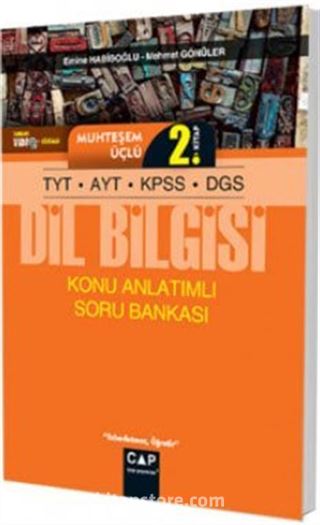 TYT AYT KPSS DGS Dil Bilgisi Muhteşem Üçlü 2. Kitap Konu Anlatımlı Soru Bankası