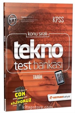 2019 KPSS Konu Sıralı Tekno Tarih Test Bankası Dijital Çözümlü