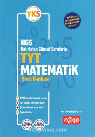 YKS Hatırlatan Güncel Sorularla TYT Matematik Soru Bankası
