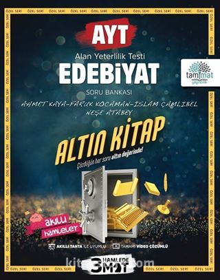 AYT Edebiyat Altın Kitap Tamamı Video Çözümlü Soru Bankası