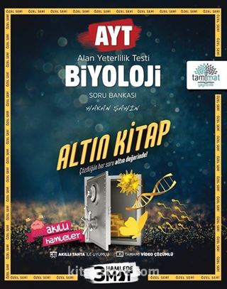AYT Biyoloji Altın Kitap Tamamı Video Çözümlü Soru Bankası