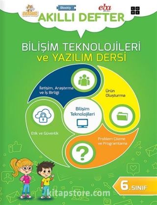 Bilişim Teknolojileri ve Yazılım Dersi 6. Sınıf Akıllı Defter