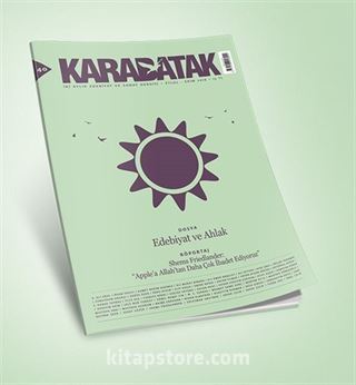 Karabatak İki Aylık Edebiyat ve Sanat Dergisi Eylül-Ekim 2018 Sayı:40