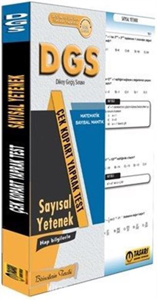 DGS 2019 Matematik Çek Kopart Yaprak Test