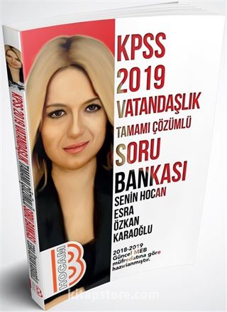2019 KPSS Vatandaşlık Tamamı Çözümlü Soru Bankası